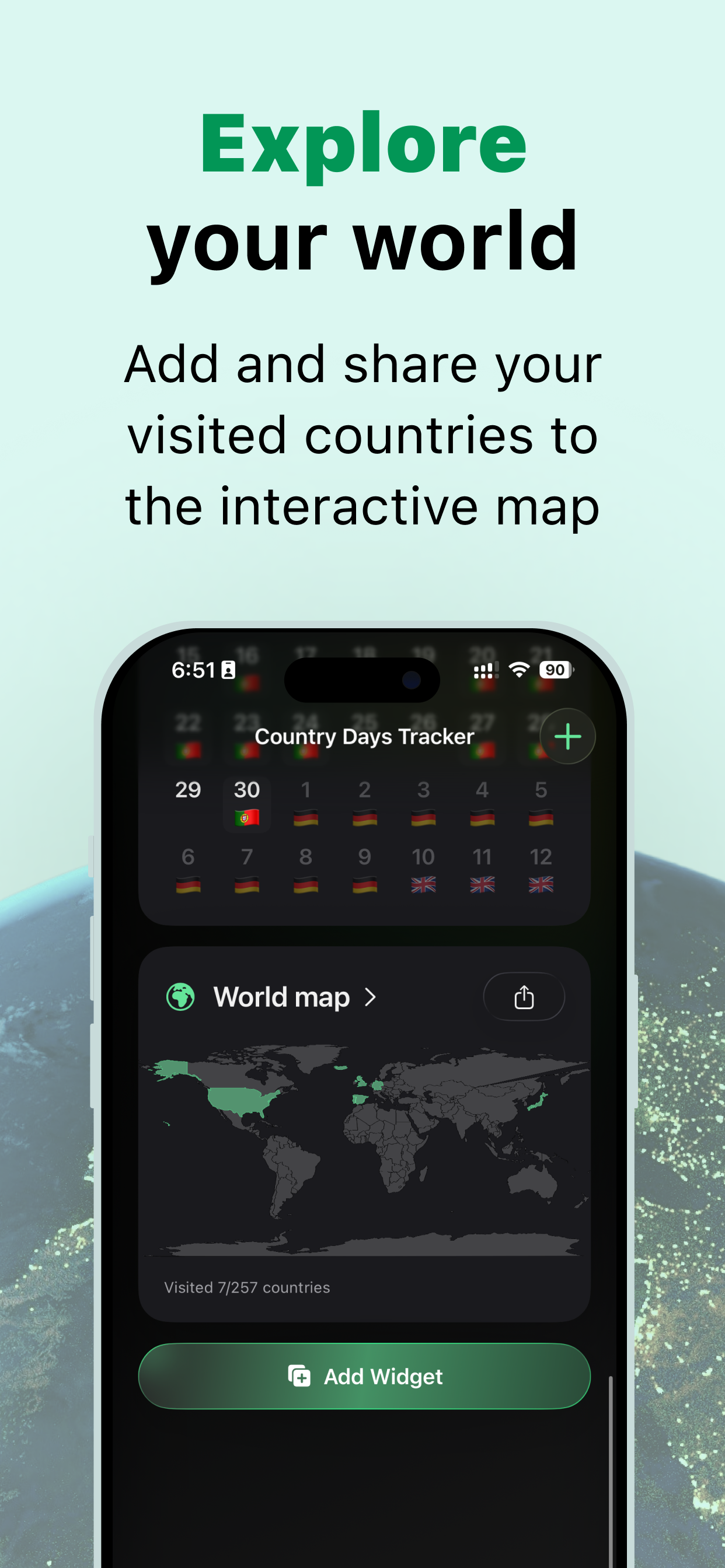 Days Abroad Counter TripTrack screenshot 6